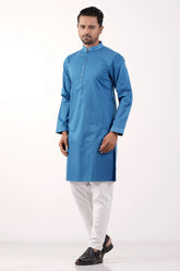 Men Premium Panjabi (Blue)